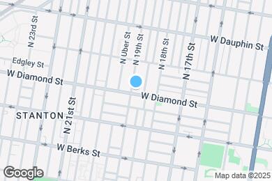 Map image of the property - 1831 W Diamond St