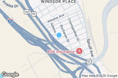 Map image of the property - 2047 Forest Ave