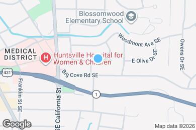 Map image of the property - 1402 Lowell Dr SE