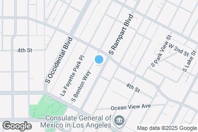 Map image of the property - 335 S Rampart Blvd