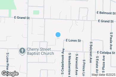 Map image of the property - 1112 S Saratoga Ave