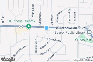 Map image of the property - 2103 W Beebe Capps Expy