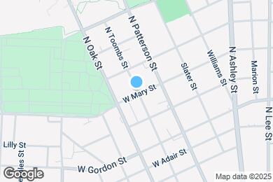 Map image of the property - 1104 N Toombs St