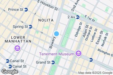 Map image of the property - 199 Bowery