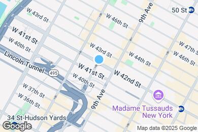 Map image of the property - 420 W 42nd St