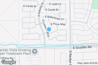Map image of the property - 3836 E Narrowleaf Dr