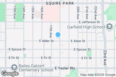 Map image of the property - 305 18th Ave