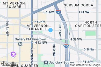 Map image of the property - 425 Massachusetts Ave NW
