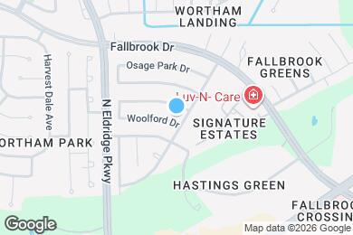 Map image of the property - 11906 Woolford Dr