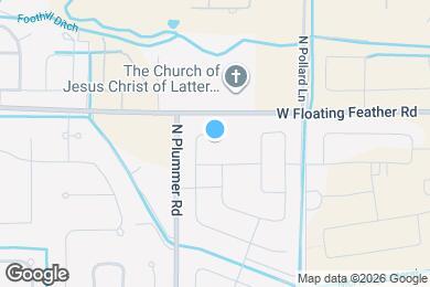 Map image of the property - 9503 W Bowie Ct