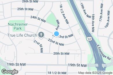 Map image of the property - 2014 23rd St NW