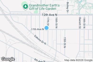 Map image of the property - 1042 17th St N