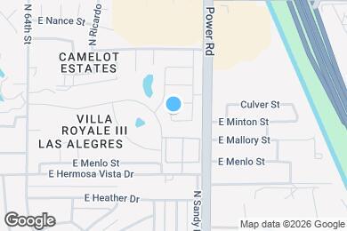 Map image of the property - 6726 E Minton St