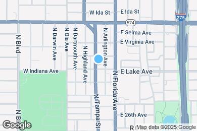 Map image of the property - 3703 N Tampa St