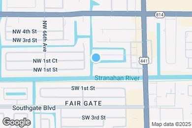Map image of the property - 6255 NW 1st St