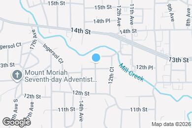 Map image of the property - 1230 13th Ave