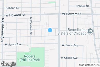 Map image of the property - 7440 N Artesian Ave