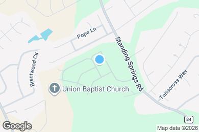 Map image of the property - 208 Stonefence Dr