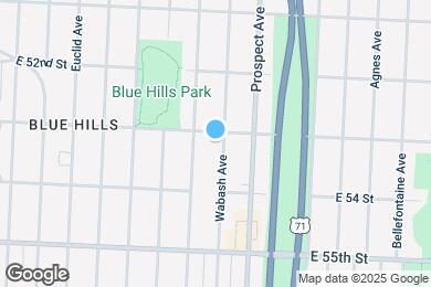 Map image of the property - 5308 Wabash Ave