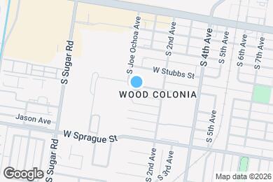 Map image of the property - 1110 W Fay St