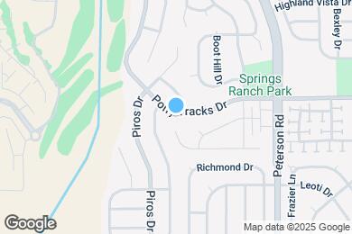 Map image of the property - 3150 Pony Tracks Dr