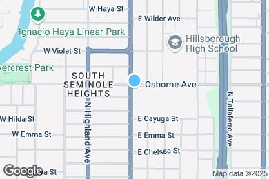 Map image of the property - 4713 N Florida Ave