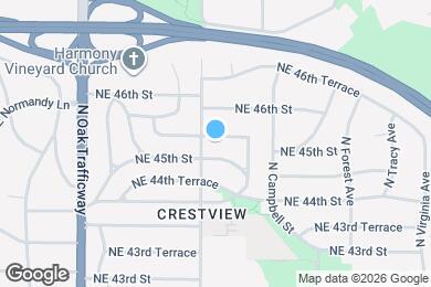 Map image of the property - 709 NE 45th St