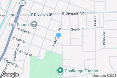 Map image of the property - 1614 S Madison St