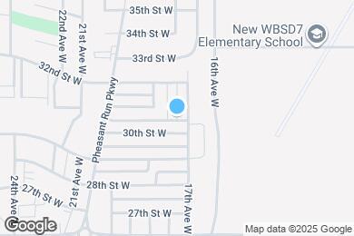 Map image of the property - 3025 17th Ave W