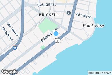 Map image of the property - 1550 Brickell Ave