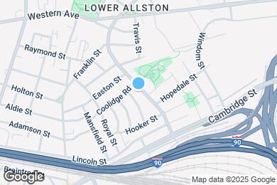 Map image of the property - 299 N Harvard St