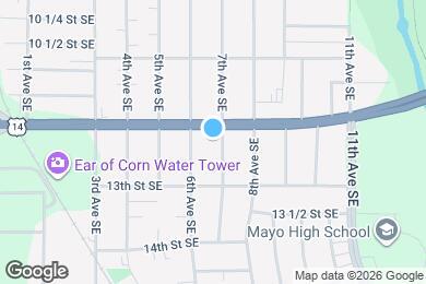 Map image of the property - 1215 7th Ave SE