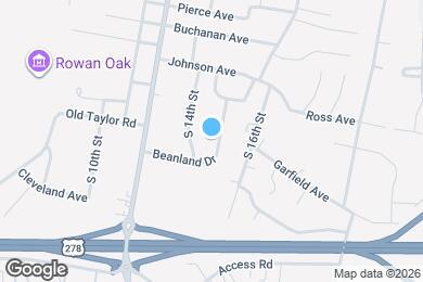 Map image of the property - 1214 Beanland Dr