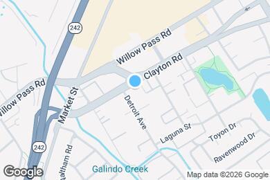 Map image of the property - 1670 Clayton Rd