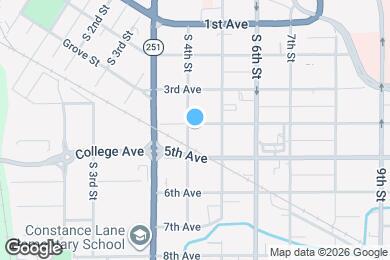 Map image of the property - 508 S 4th St