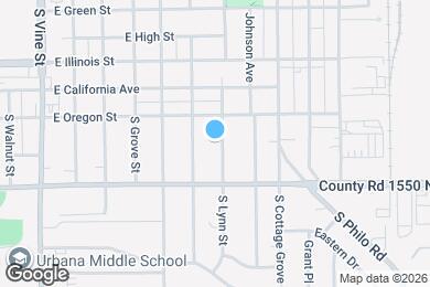 Map image of the property - 711 S Lynn St