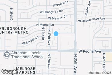 Map image of the property - 10714 N 36th Ave