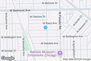 Map image of the property - 4103 W Nelson St