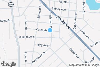 Map image of the property - 1407 Whitsett St