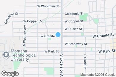 Map image of the property - 910 W Granite St