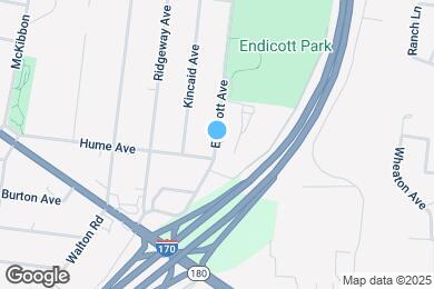 Map image of the property - 2910 Endicott Ave
