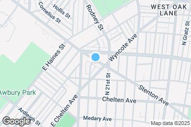 Map image of the property - 2128 Stenton Ave