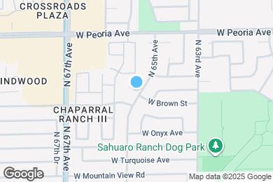 Map image of the property - 6501 W Cheryl Dr