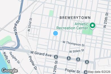 Map image of the property - 1316 N Hollywood St