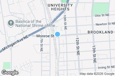 Map image of the property - 3424 9th St NE