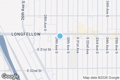 Map image of the property - 3015 29th Ave S
