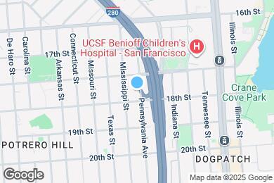 Map image of the property - 260 Pennsylvania Ave