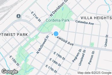 Map image of the property - 822 Parkwood Ave