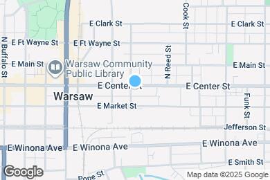 Map image of the property - 708 E Center St