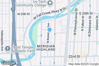 Map image of the property - 2345 N Kenwood Ave